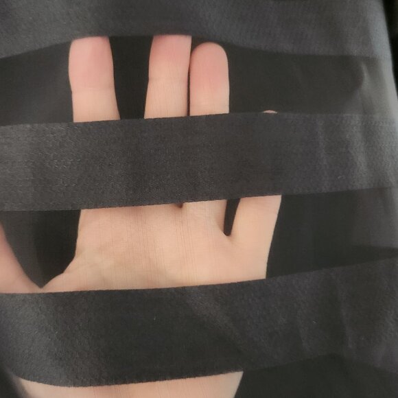 NWT Milly layered organza sheer midi full  pleated black skirt Sz M - Picture 6 of 11